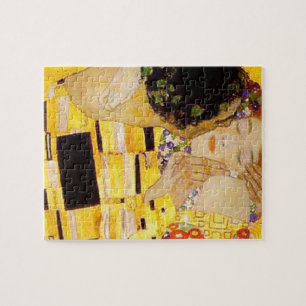 Gustav Klimt Kiss Het klassieke schilderij Legpuzzel