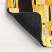 Gustav Klimt Kiss Het klassieke schilderij Muismat (Hoek)