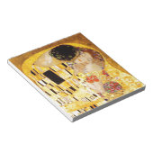 Gustav Klimt Kiss Het klassieke schilderij Notitieblok (Schuin)
