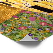 Gustav Klimt Kiss Het klassieke schilderij Poster (Hoek)