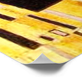 Gustav Klimt Kiss Het klassieke schilderij Poster (Hoek)