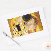 Gustav Klimt Kiss Het klassieke schilderij Rechthoekige Sticker (Envelop)