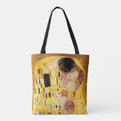 Gustav Klimt Kiss Het klassieke schilderij Tote Bag (Achterkant)