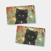 Gustav Klimt Kitten Badge (Voor- en achterkant)