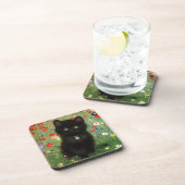 Gustav Klimt Kitten Bier Onderzetter (Rechterzijde)