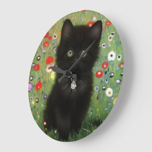 Gustav Klimt Kitten Grote Klok (Hoek)