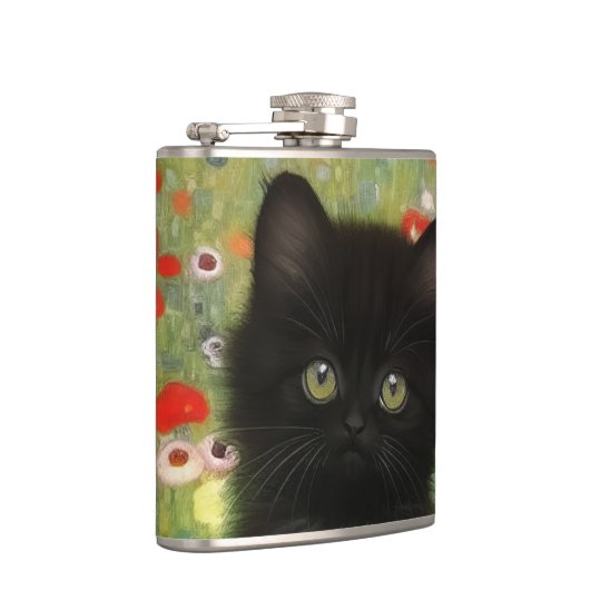 Gustav Klimt Kitten Heupfles (Rechts)