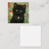 Gustav Klimt Kitten Informatiekaartje (Voorkant / Achterkant)