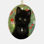 Gustav Klimt Kitten Keramisch Ornament (Rechts)