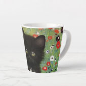 Gustav Klimt Kitten Latte Mok (Rechterhoek)