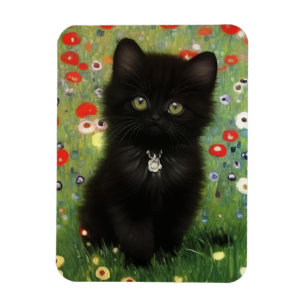 Gustav Klimt Kitten Magneet