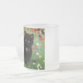 Gustav Klimt Kitten Matglas Koffiemok (Voorkant links)
