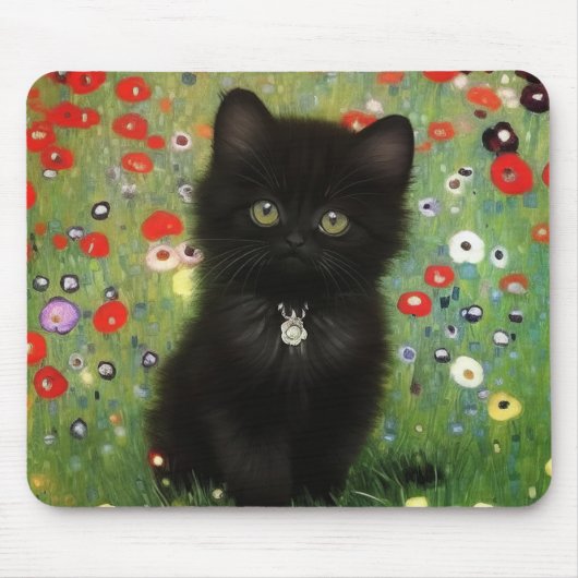 Gustav Klimt Kitten Muismat (Voorkant)