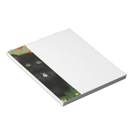 Gustav Klimt Kitten Notitieblok (Schuin)