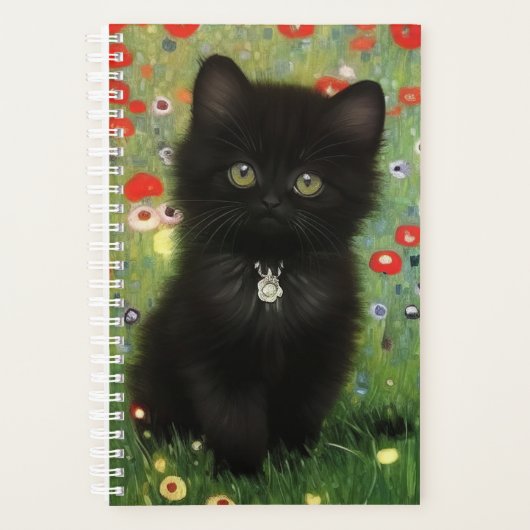 Gustav Klimt Kitten Planner (Voorkant)