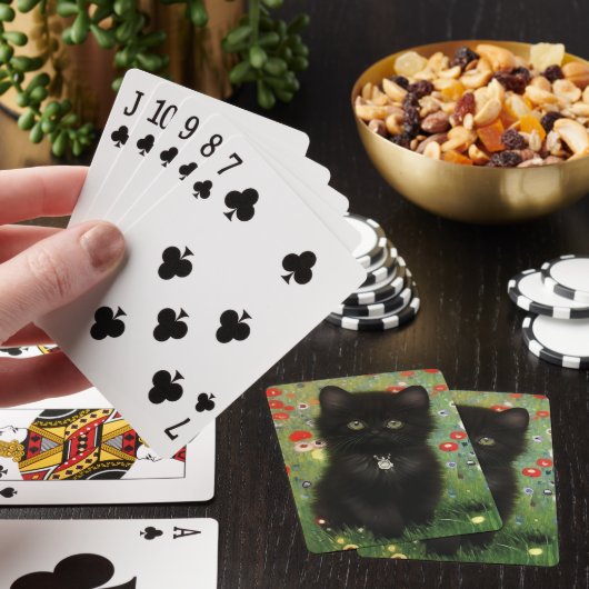 Gustav Klimt Kitten Pokerkaarten (Insitu)