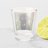 Gustav Klimt Kitten Shot Glas (Achterkant)