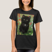 Gustav Klimt Kitten T-shirt (Voorkant)