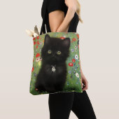 Gustav Klimt Kitten Tote Bag (Dichtbij)