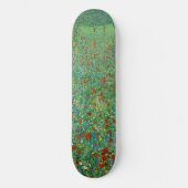 Gustav Klimt - Klaproosveld Persoonlijk Skateboard (Voorkant)