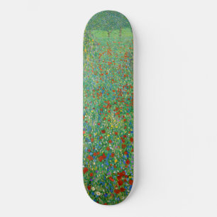 Gustav Klimt - Klaproosveld Persoonlijk Skateboard