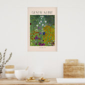 Gustav Klimt Kunstprint - Bloementuin Poster907 Poster (Keuken)