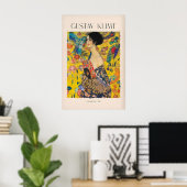 Gustav Klimt Kunstprint - Dame met waaier918 Poster (Thuiskantoor)