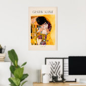 Gustav Klimt Kunstprint - De Kus907 Poster (Thuiskantoor)
