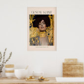 Gustav Klimt Kunstprint - Judith en Holofernes Kun Poster (Keuken)