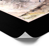 Gustav Klimt kunstwerk, Der Schwarze Hut Poster (Hoek)