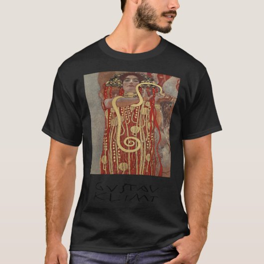 Gustav Klimt Kunstwerk T-shirt (Voorkant)