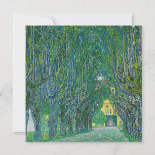 Gustav Klimt - Laan in het Park Schloss Kammer Bedankkaart