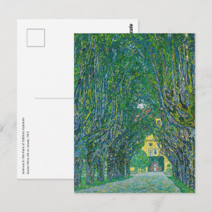 Gustav Klimt - Laan in het Park Schloss Kammer Briefkaart