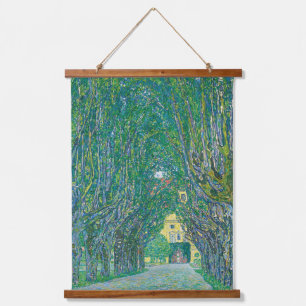Gustav Klimt: Laan in Schloss Kammer Park Hangend Wandkleed