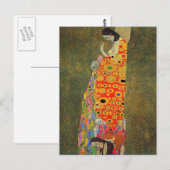 Gustav Klimt laat hoop varen Briefkaart (Voorkant / Achterkant)