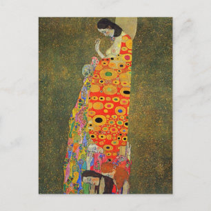 Gustav Klimt laat hoop varen Briefkaart