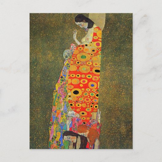 Gustav Klimt laat hoop varen Briefkaart (Voorkant)