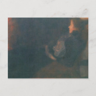 Gustav Klimt-Lady door Fireplace Briefkaart