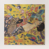 Gustav Klimt-Lady met een Fan | Legpuzzel (Horizontaal)