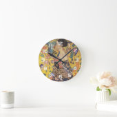 Gustav Klimt-Lady met een Fan | Ronde Klok (Huis)