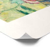 Gustav Klimt Lady met Fan Art-tentoonstelling Poster (Hoek)