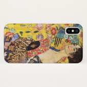 Gustav Klimt Lady met Fan Case-Mate iPhone Case (Achterkant (horizontaal))