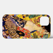 Gustav Klimt Lady met Fan Case-Mate iPhone Case (Achterkant (horizontaal))