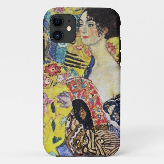Gustav Klimt Lady met Fan Case-Mate iPhone Case (Achterkant)