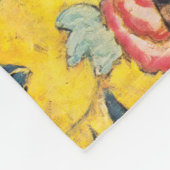 Gustav Klimt - Lady met Fan Fleece Deken (Hoek)