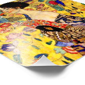 Gustav Klimt Lady met Fan Foto Afdruk (Hoek)