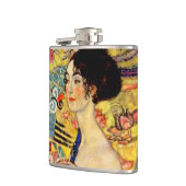 Gustav Klimt Lady met Fan Heupfles (Links)