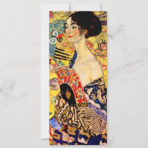 Gustav Klimt Lady met Fan Kaart