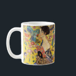 Gustav Klimt Lady met Fan Koffiemok<br><div class="desc">Gustav Klimt Lady met Fan</div>