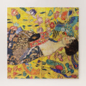 Gustav Klimt Lady met Fan Legpuzzel (Horizontaal)
